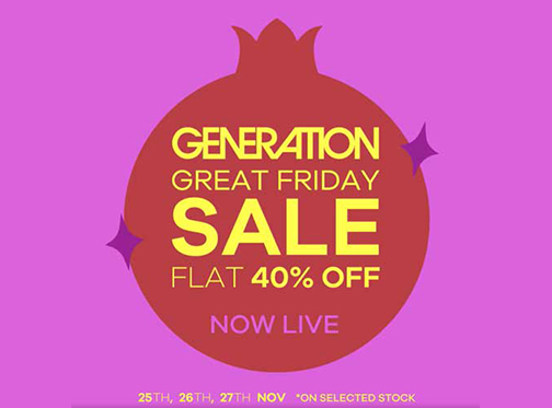 GENERATION Great Friday Sale Flat  40% Offimage-1093