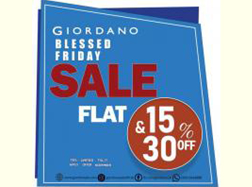 Giordano Blessed Friday Sale Flat 15% & 30% Offimage-1095
