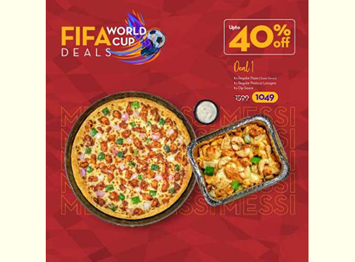 Pizzeria FIFA World Cup Deal 1 For Rs.1049image-750