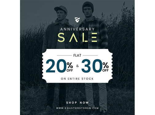 Equator Stores Anniversary Sale Flat 20% 30% Offimage-919