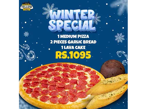 Yellow Taxi Pizza Co. Winter Special Deal For Rs.1095image-762