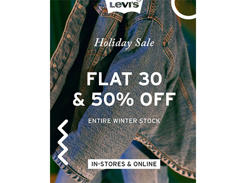 Levi's Holiday's Sale Flat 30% & 50% Offimage-955