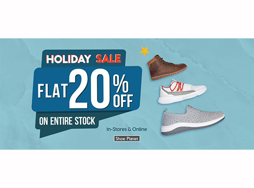 Shoe Planet Holiday Winter Season Sale Flat 20% Offimage-275