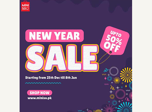 Miniso Pakistan New Year Sale Upto 50% Offimage-130