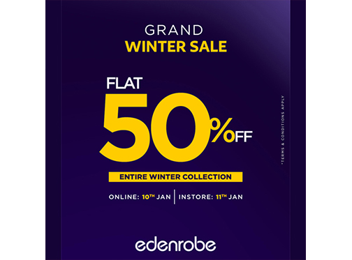 Edenrobe Grand Winter Sale Flat 50% Offimage-848