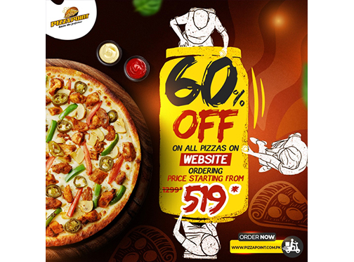 Pizza Point 60% Off On All Pizza's On Website Orderingimage-776