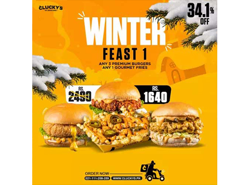 Clucky's Winter Feast 1 For Rs.1640