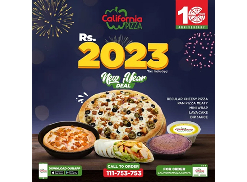 California Pizza New Year Deal For Rs.2023image-779
