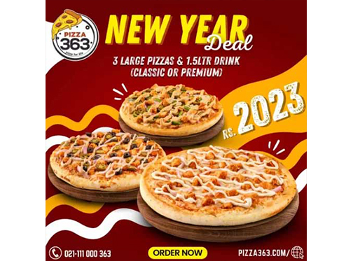 Pizza 363 New Year Deal For Rs,2023image-782
