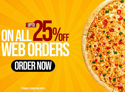The Big Pizza is Offering 25% Off All Online Ordersimage-783