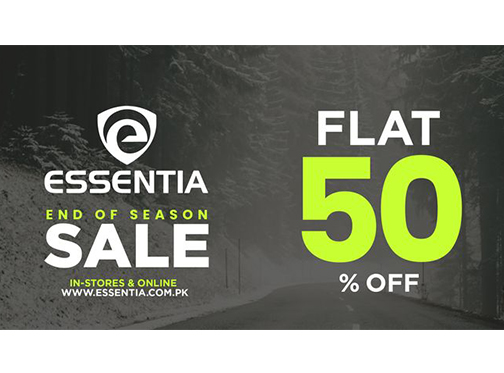 End-of-season sale on Essentia flat 50% Offimage-1019