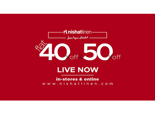 Nishat Linen m-e-Sarma Sale! Flat 40% & Flat 50% offimage-1024