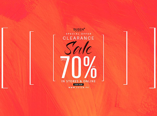 SUSEN DUBAI Pakistan Clearance Sale Upto 70% Offimage-30