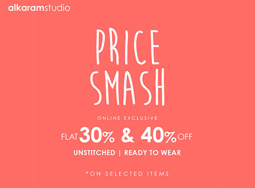 Price Smash sale at alkaram studio! Flat 30% and 40% offimage-136