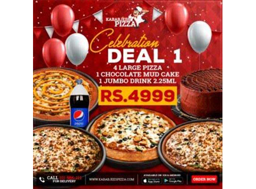 Kababjees Pizza Celebration Deal 1 For Rs.4999image-802