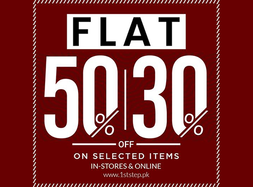 1st Step Shoes & Bags Flat 30% & 50% Off on selected itemsimage-139