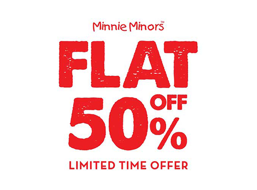 Flat 50% Off at Minnie Minorsimage-805