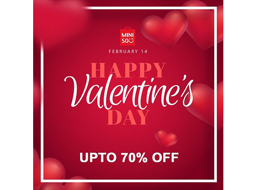 Happy Valentine's Day Sale at Miniso Pakistan, Up to 70% Offimage-143