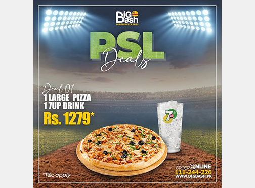 Pizza One PSL Deal 1 For Rs.1600image-830