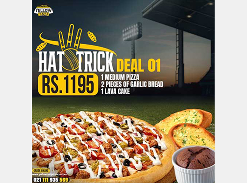 Yellow Taxi Pizza Co.Hattrick Deal 1 For Rs.1195image-834