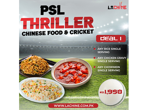 La Chine Pakistan PSL Thriller Deal 1 For Rs.1950image-347