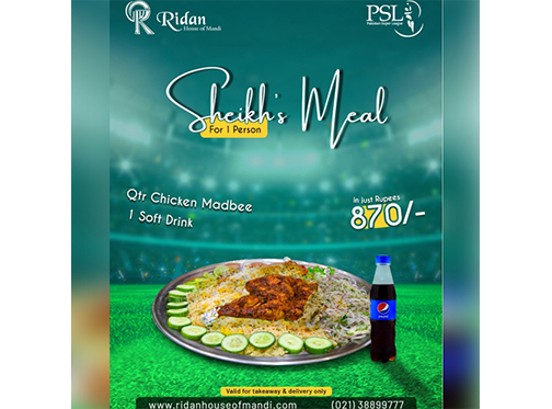 Ridan House Of Mandi! Sheikh’s Meal 01 For Rs.870image-348