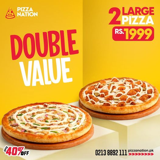 Pizza Nation Double value Deal For Rs.1999image-844