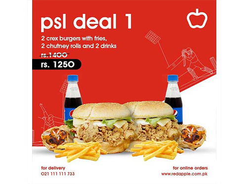 Red Apple PSL Deal 1 For Rs.1250image-849