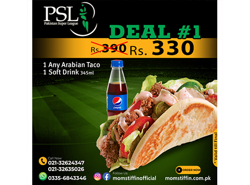 Mom's TIFFIN PSL Deal 1 For Rs.330image-853