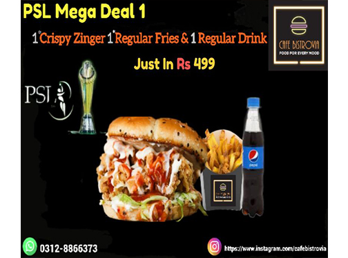 Cafe Bistrovia PSL Mega Deal 1 For Rs.499image-854