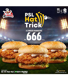 Mr.Chicken PSL Hattrick Deal For Rs.666/-image-862