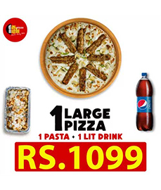 Day Night Pizza  Double Dhamaka Deal 1! Rs.1099image-863