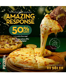 Pizzeria 50% off on Entire Pizza Rangeimage-866