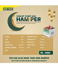 METRO Ramzan Zakat Hampers! starting from 2,499image-396