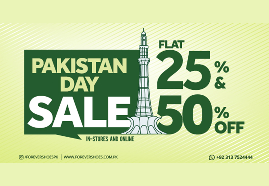 Forever Shoes Pakistan Day Sale Flat 25% & 50% Offimage-302