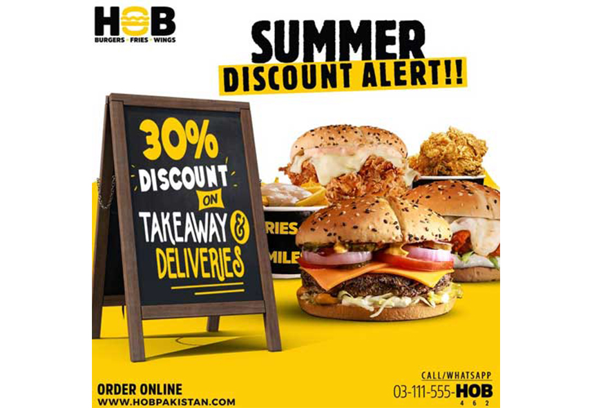 HOB - House Of Burgers FLAT 30% off on Entire Menuimage-870