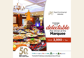 Pearl-Continental Hotel Iftar Buffet dinner Deal Just Rs. 3990+Taximage-357