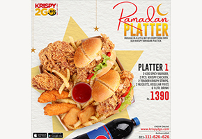 Krispy2GO Ramadan Platter Deal 1 For Rs.1390image-871