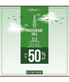 Makeupcity Pakistan Day Sale! Up to 50% Offimage-408