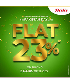 Bata Pakistan Day Sale! Flat 23% Offimage-317