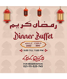 LalQila Dinner Buffet! Adult Rs.1990image-367