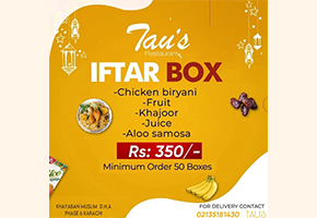 Tau's Restaurant! Iftar Box For Rs.350image-369