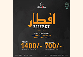 Studio 7teas Iftaar Buffet For Adults Rs.1400image-370