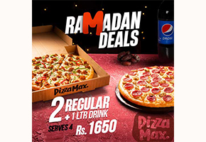 Pizza Max Ramadan Regular Deal For Rs.1650