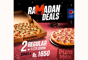 Pizza Max Ramadan Regular Deal For Rs.1650image-892