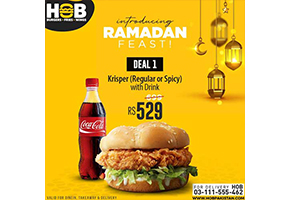 HOB - House Of Burgers Ramadan Deal 1 For Rs.529image-914