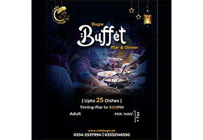 Cafe Bogie Iftar Dinner Buffet For Adults For Rs.1400image-383