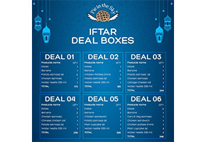 On Pie in the Sky Iftar Deal Box 1 For Rs.173image-930