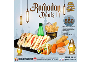 Ahbab Burger & Pizza Ramadan Deal 1 For Rs.550image-931