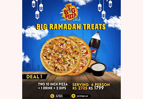 The Big Pizza Big BIG Ramadan Treats Deal 1 For Rs.1799image-935